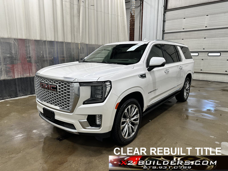 2021 GMC Yukon Denali XL 4x4 CLEAR REBUILT TITLE